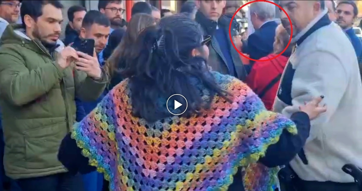 Mujer detenida por agredir e insultar al candidato presidencial José Antonio Kast en Curicó
