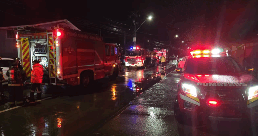 Tragedia en Fiestas Patrias: Dos muertos en incendio y atropello en Los Ángeles
