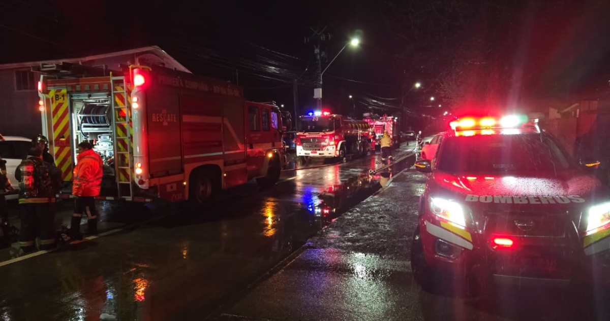 Tragedia en Fiestas Patrias: Dos muertos en incendio y atropello en Los Ángeles