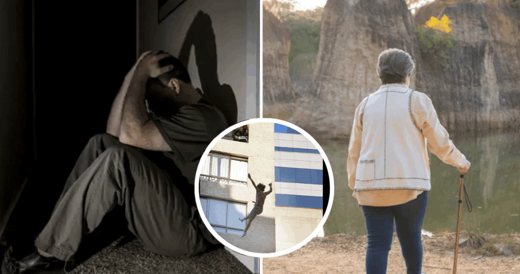 Trágica Caída: Hombre se suicida, pero impacta fatalmente a anciana vecina