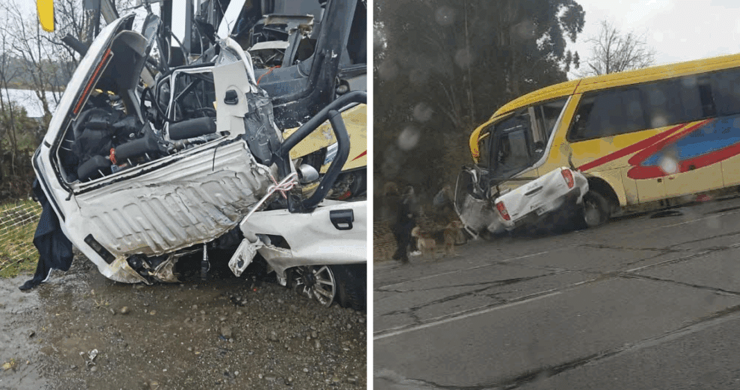 Trágico Accidente en Ancud: Dos Muertos y Veinte Heridos en Colisión entre Bus y Camioneta