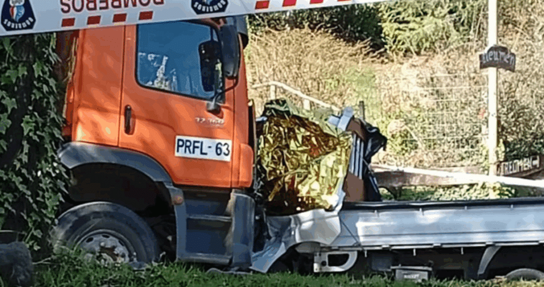 Trágico Choque de Camiones en Ruta Entre Pucón y Villarrica Deja Víctima Mortal