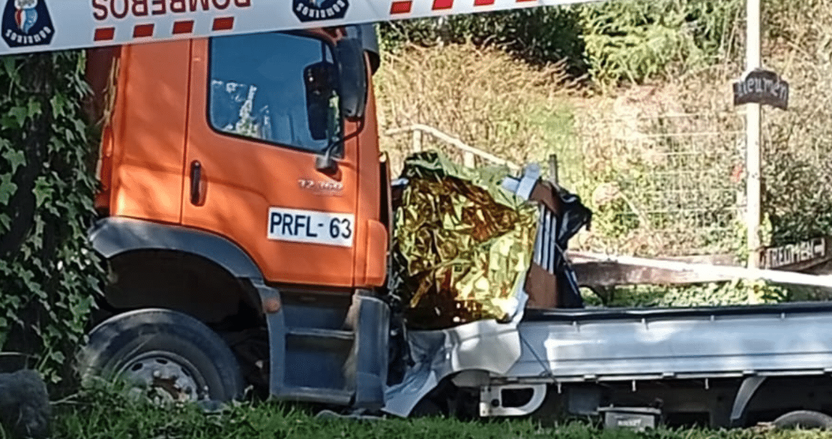 Trágico Choque de Camiones en Ruta Entre Pucón y Villarrica Deja Víctima Mortal
