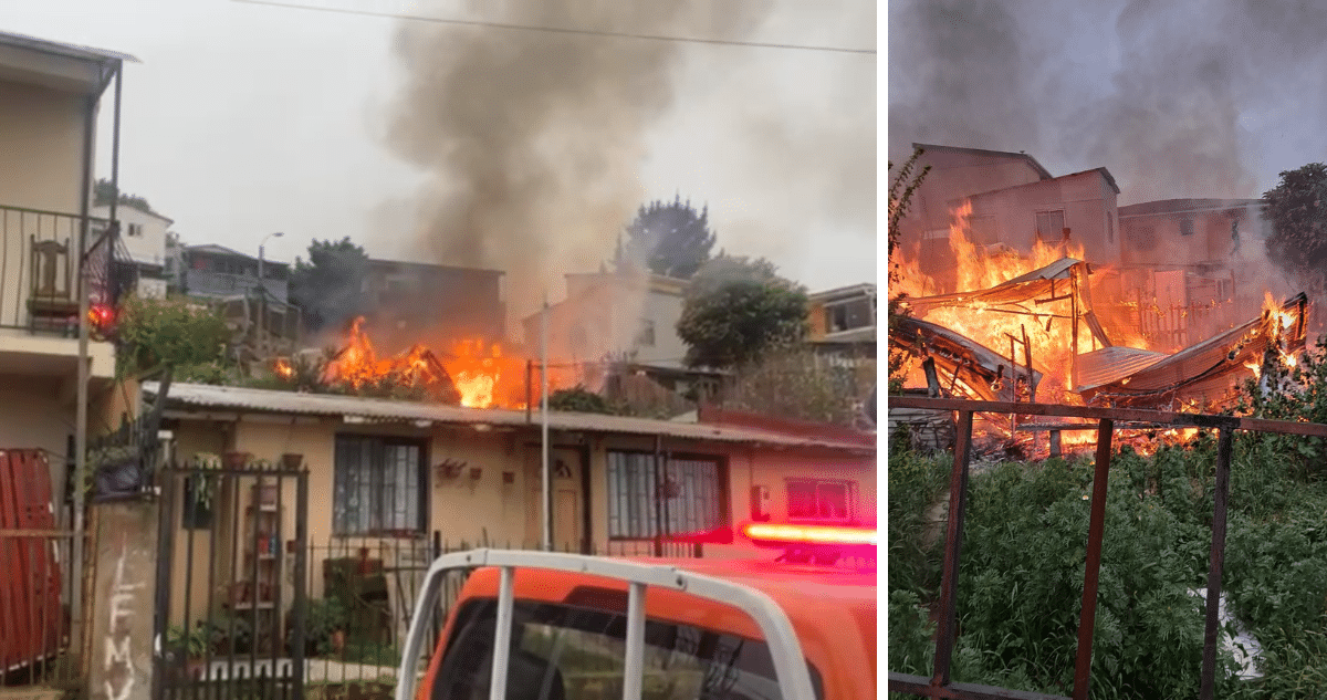 Trágico Incendio en Viña del Mar: Una Vida Perdida y una Vivienda Destruida