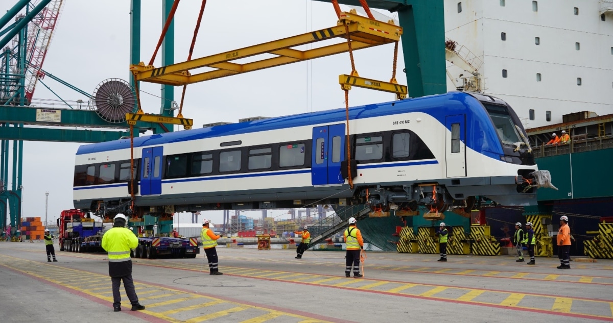 Valparaíso Refuerza su Flota Ferroviaria con Modernos Trenes Eléctricos Fabricados en China
