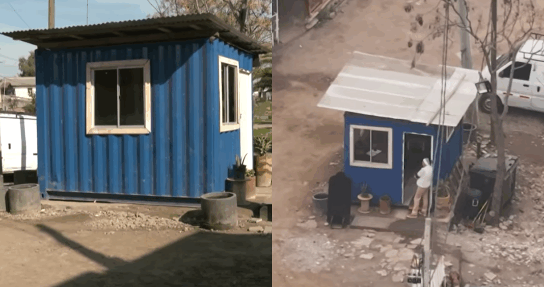 Vecinos de toma en Cerrillos financian caseta de seguridad para evitar microbasural