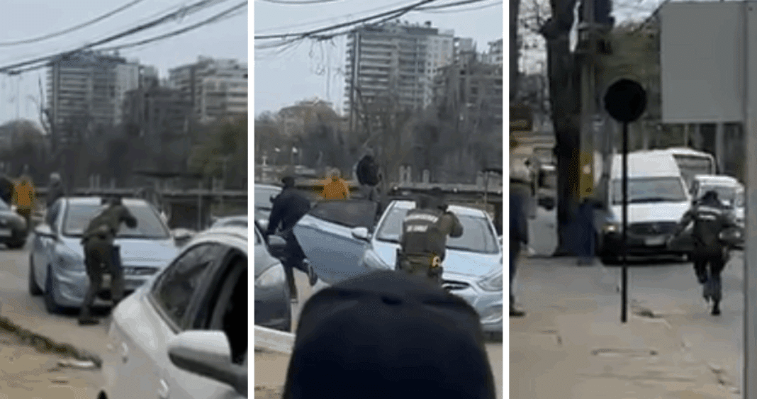 Violenta Persecución en Viña del Mar: Carabinero Embestido, Disparos y Detención de Sospechoso