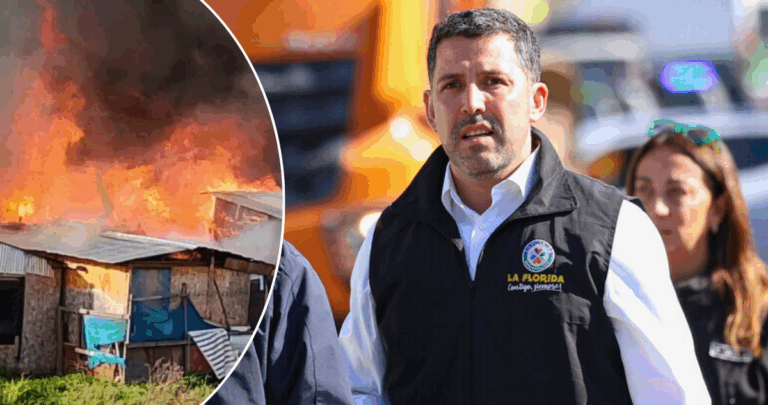 Alcalde de La Florida Presenta Querella Criminal por Incendio Provocado Durante Desalojo de Toma Dignidad