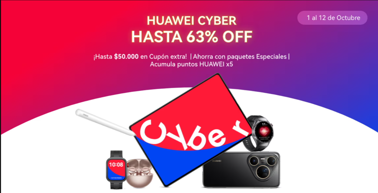 Aprovecha los Descuentos Imperdibles de Huawei en el Cyber 2025