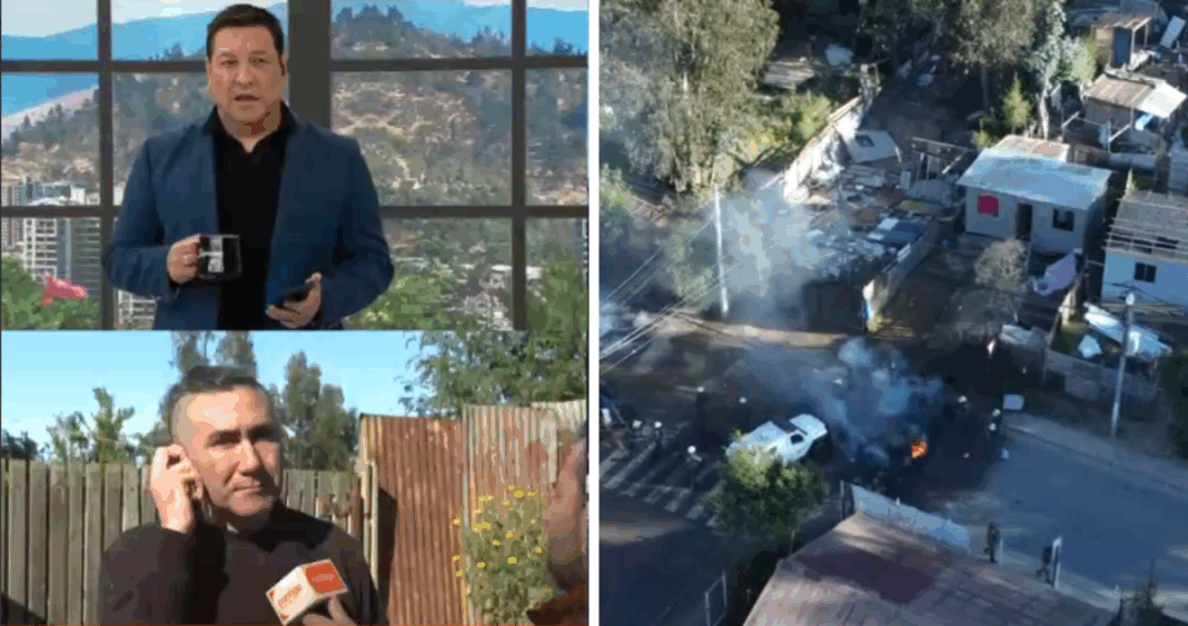 Candidato a Diputado Sorprendido en Vivo Durante Desalojo de Toma de Terreno