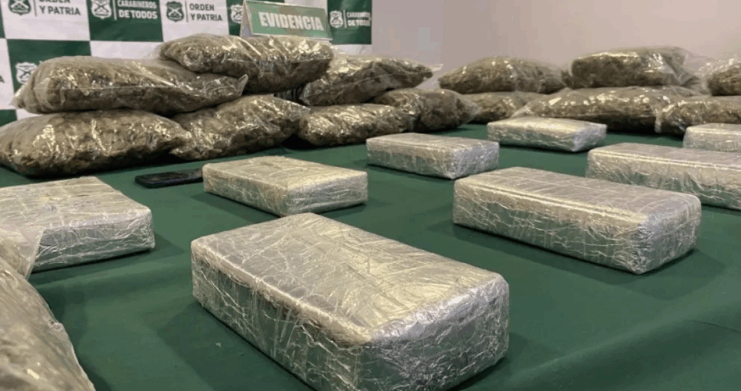 Carabineros incautan más de 35 kilos de droga en ingreso norte a Coquimbo