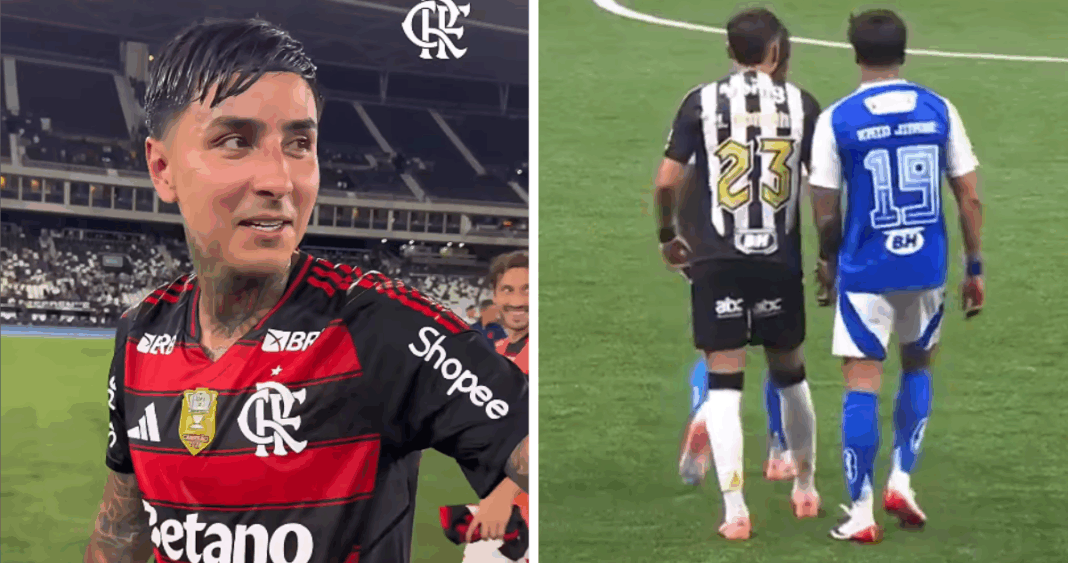 Chilenos Pulgar y Román brillan en el Brasileirao: Regreso de lesión y agresión en partido clave