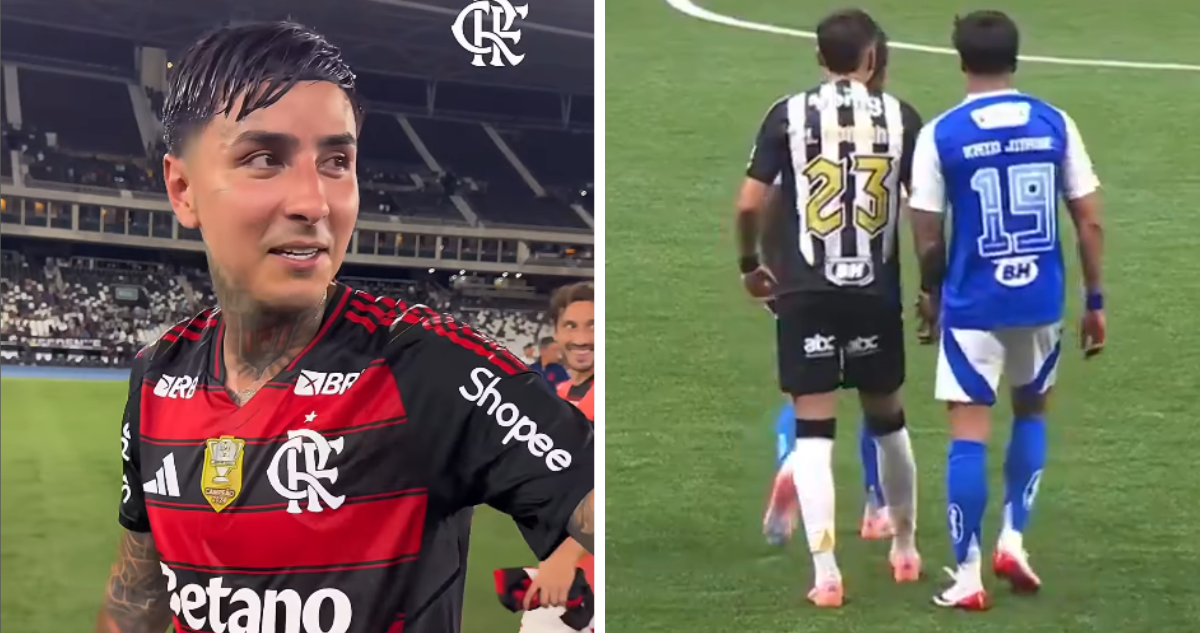 Chilenos Pulgar y Román brillan en el Brasileirao: Regreso de lesión y agresión en partido clave