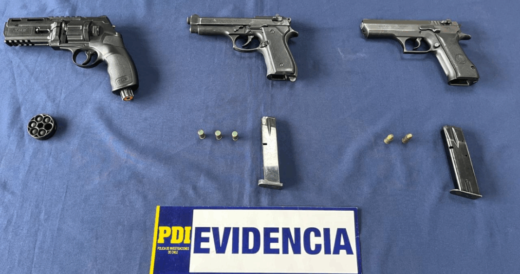 Chillán: Policía Detiene a Sujeto por Posesión Ilegal de Armas de Fuego