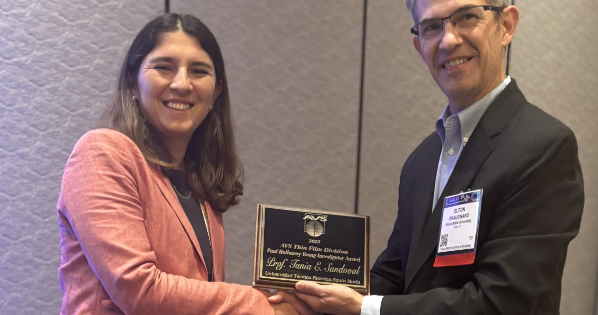 Científica chilena hace historia al recibir prestigioso premio de la American Vacuum Society