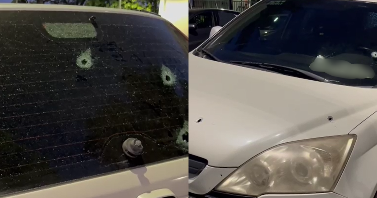 Conductor Ebrio Detenido Conduciendo Auto Baleado en Santiago