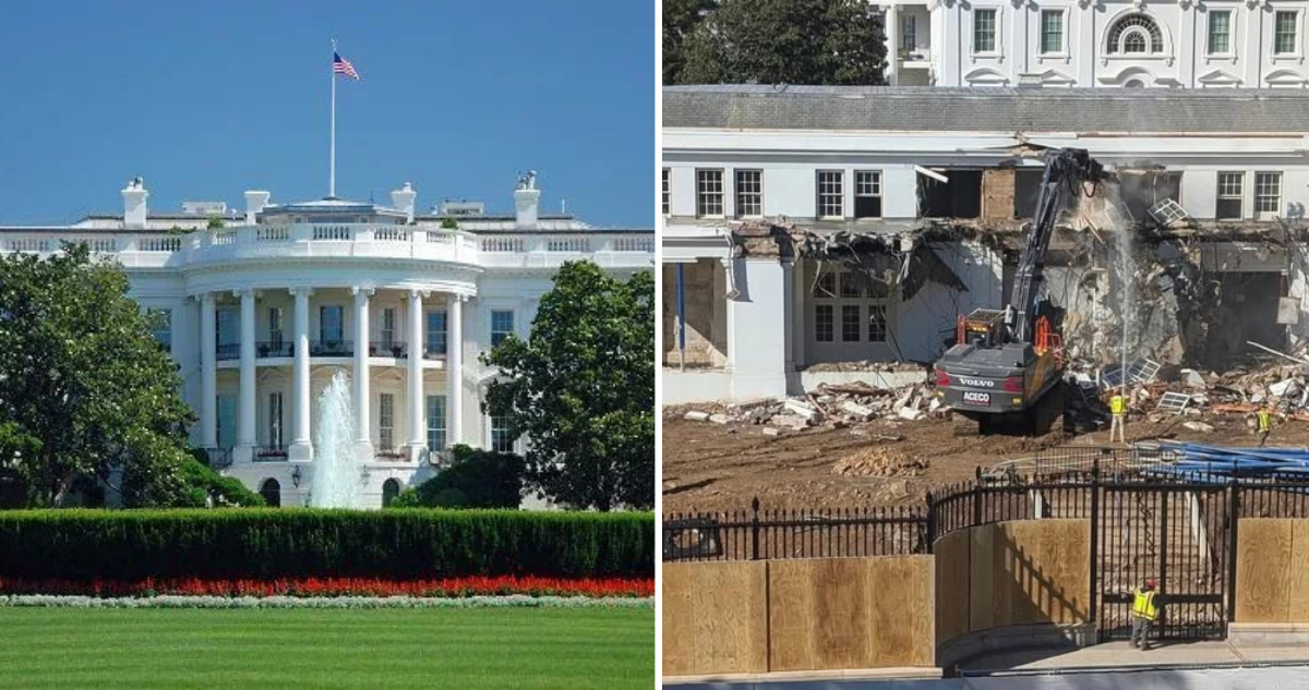 Demolición en la Casa Blanca: Trump ordena construir un lujoso salón de baile