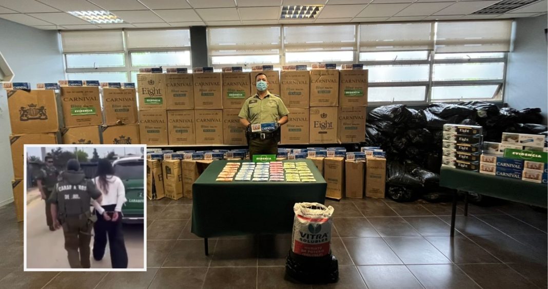Desmantelan Red Familiar de Contrabando de Cigarrillos en Villa Alemana