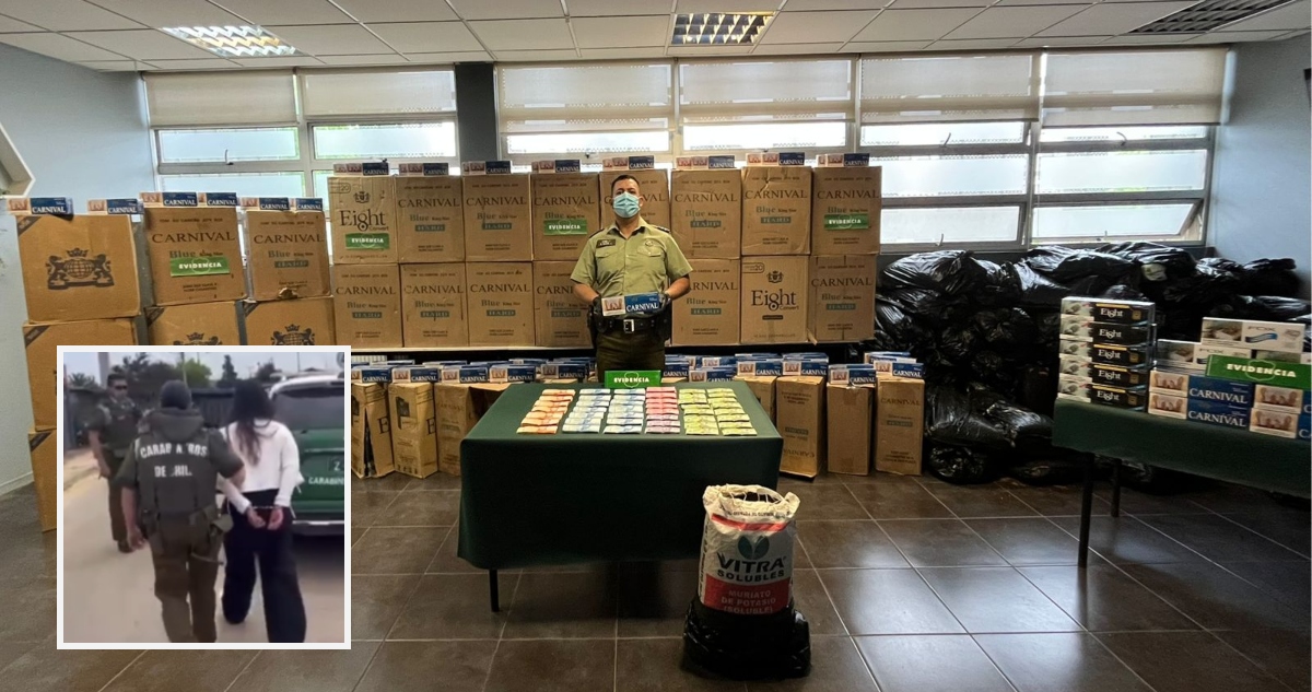 Desmantelan Red Familiar de Contrabando de Cigarrillos en Villa Alemana