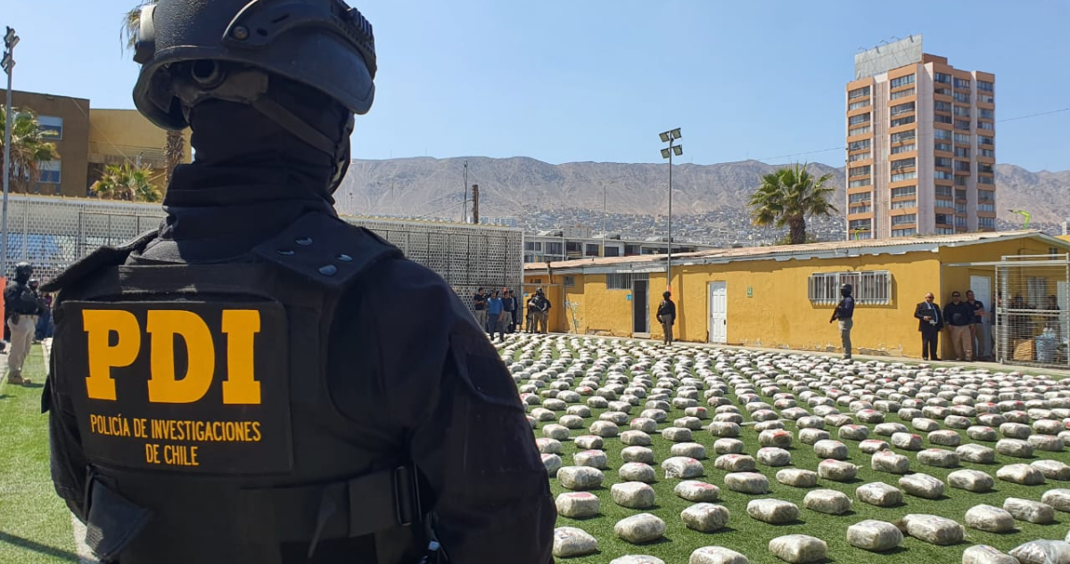 Golpe Contundente al Narcotráfico: Incautan 1.300 Kilos de Drogas en Antofagasta