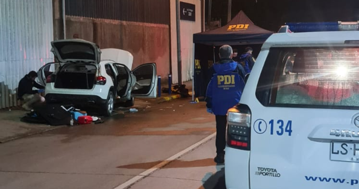 Homicidio en Chillán Viejo: Conductor asesinado en ataque a balazos