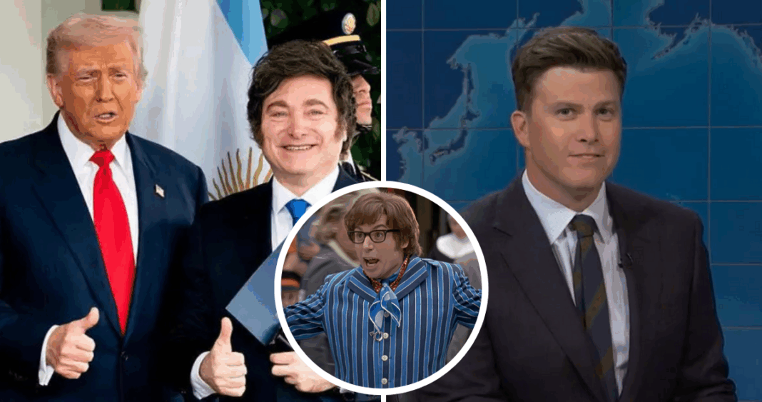 Javier Milei, el Presidente Argentino, Comparado con Austin Powers en Saturday Night Live