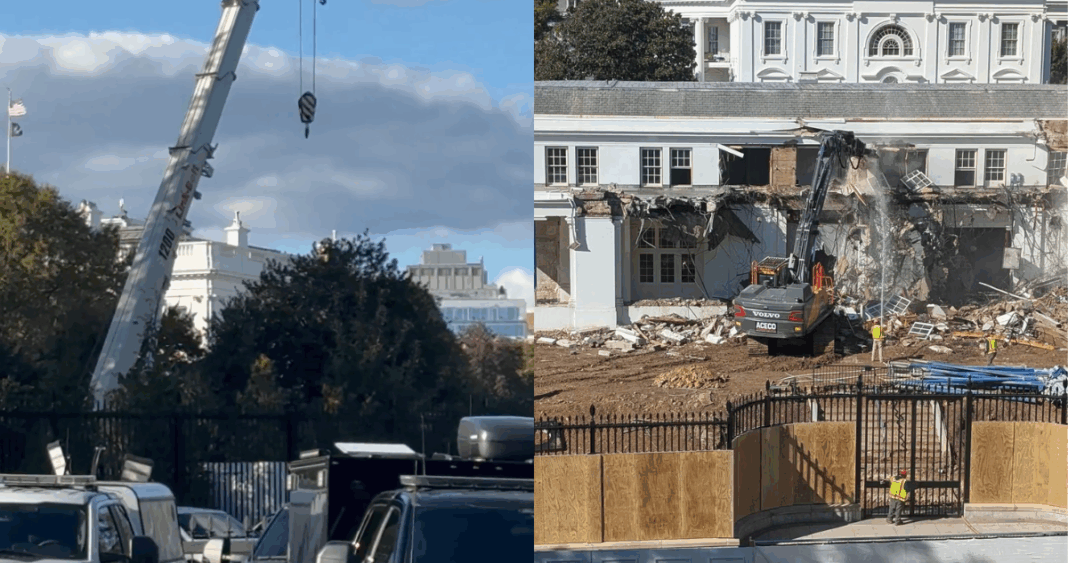 La Casa Blanca se transforma: Trump construye un lujoso salón de baile de $250M
