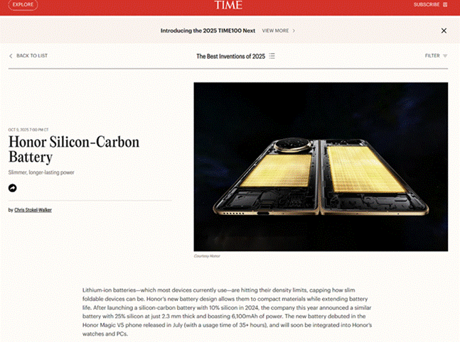 La Innovadora Batería Silicon-Carbon de HONOR: Un Salto Evolutivo en Dispositivos Plegables