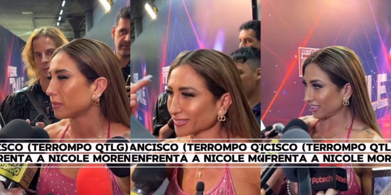 Modelo Nicole 'Luli' Moreno Enfrenta Tenso Cruce con Periodista por Orden de Arresto Revocada