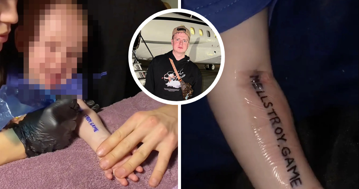 Padres rusos tatuaron a su bebé de 1 año para ganar un departamento de streamer