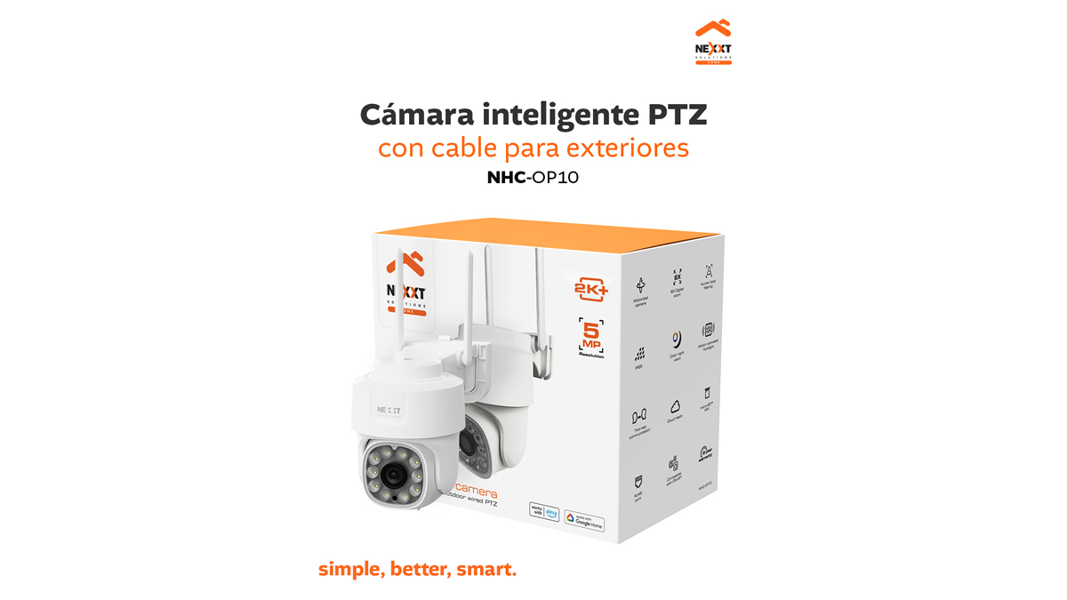 Seguridad Inteligente: La Cámara Motorizada de Nexxt Home Revoluciona la Vigilancia del Hogar y Negocios