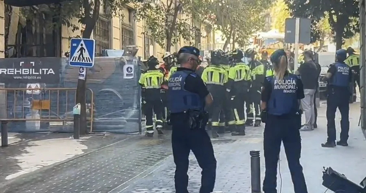 Tragedia en el centro de Madrid: Derrumbe de edificio en obras deja heridos y desaparecidos