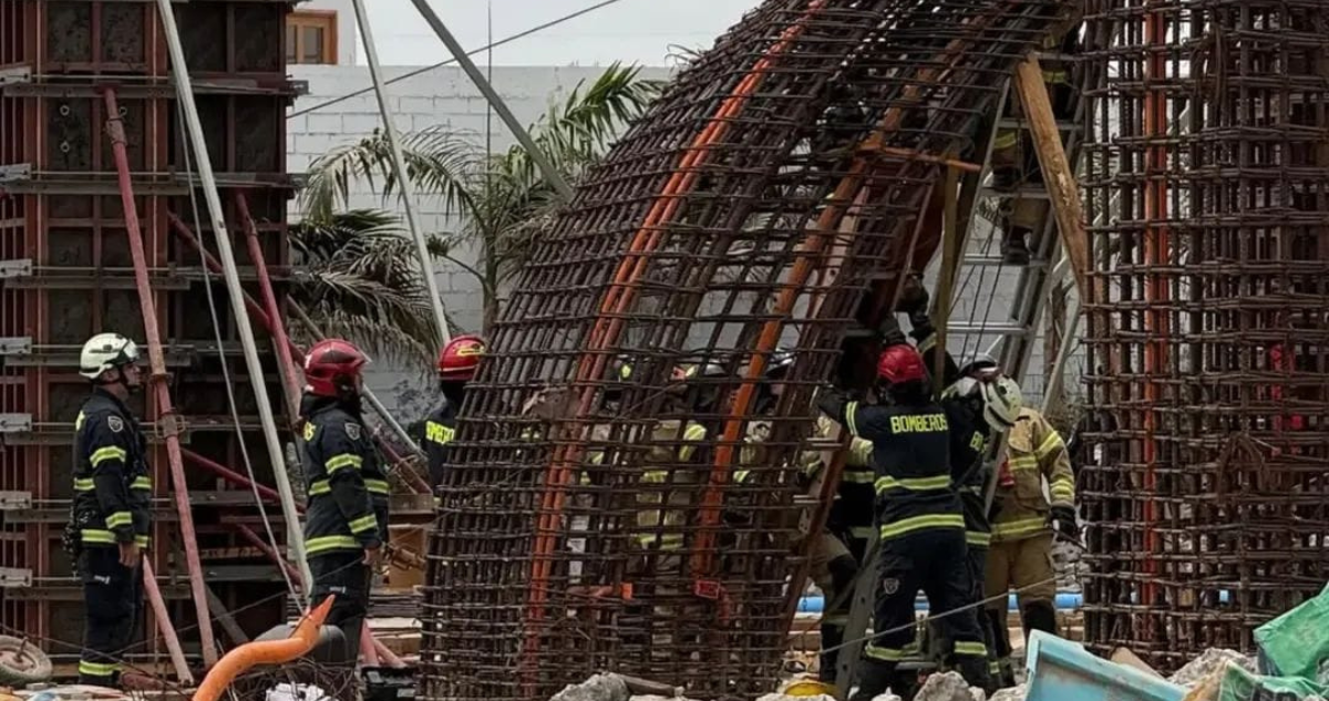 Tragedia en la construcción de Arica: Trabajador muere y otro sobrevive tras caída de materiales