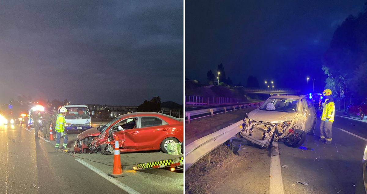 Accidente Vial Deja Dos Heridos en Valparaíso: Conductora Ebria Pierde el Control
