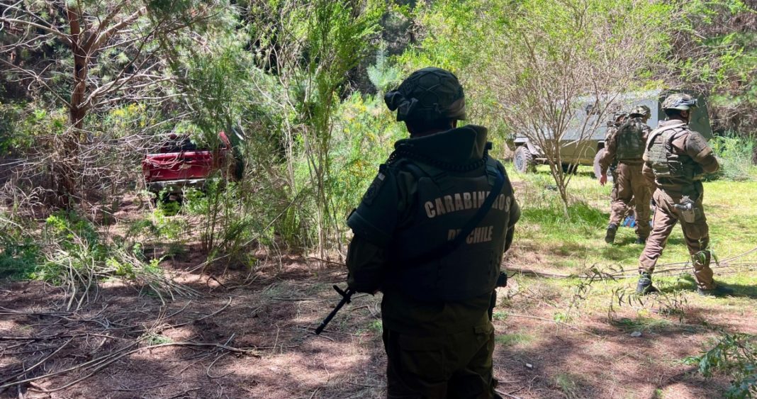 Ataque Incendiario en Contulmo: Carabineros Recuperan Camionetas Robadas