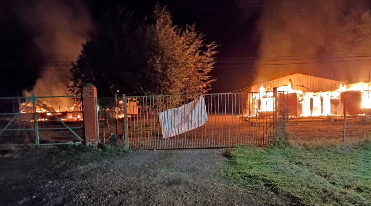 Ataque Incendiario en Fundo Traipo: Destrucción de Patrimonio y Demandas Mapuche