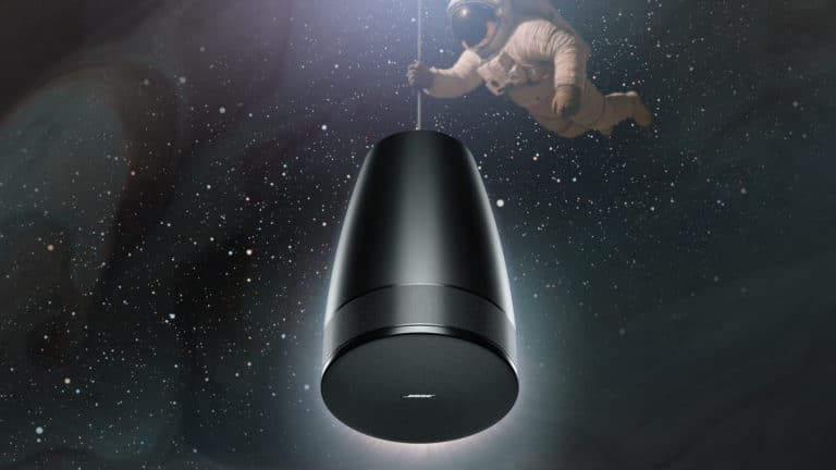 Bose Professional lanza el revolucionario altavoz colgante DesignMax Luna: Rendimiento de audio excepcional en un diseño elegante