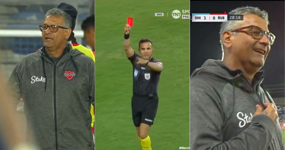 Entrenador de Ñublense se enfrenta a árbitro: