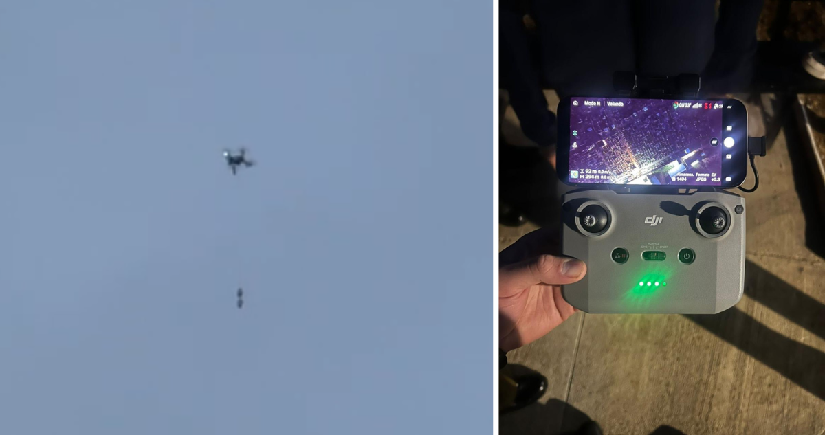 Exreo Sorprendido Intentando Ingresar Celulares a Cárcel de Osorno Mediante Dron