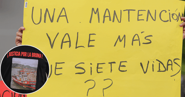 Familias de pescadores logran suspender temporalmente la mantención del buque Cobra tras accidente