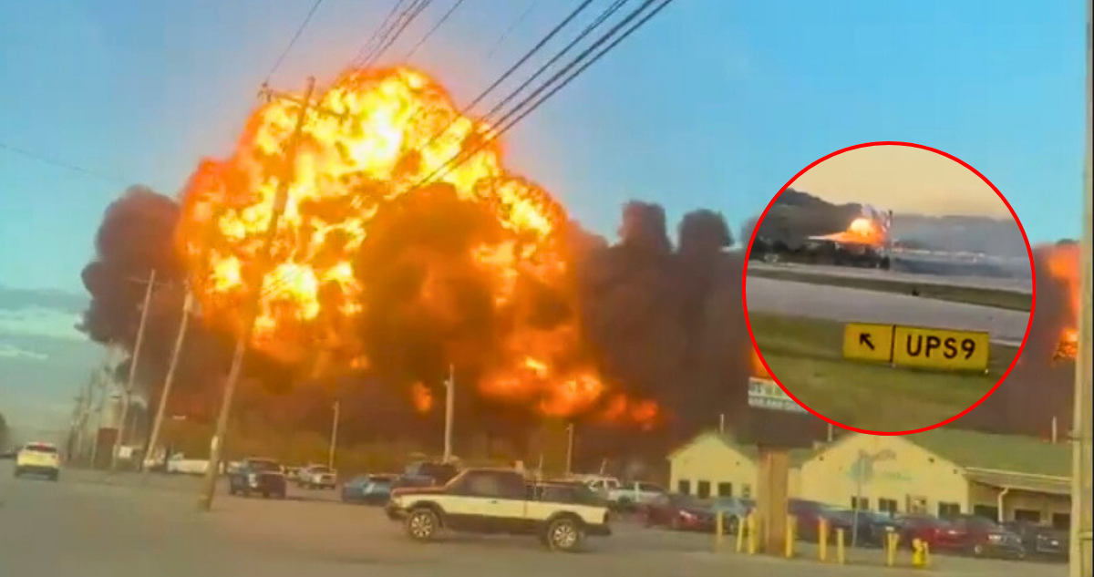 Impactante accidente de avión de carga en Kentucky: Explosión captada por testigos