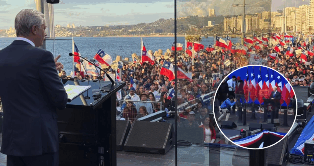 Kast Cierra Campaña en Viña del Mar con Fuerte Despliegue de Seguridad