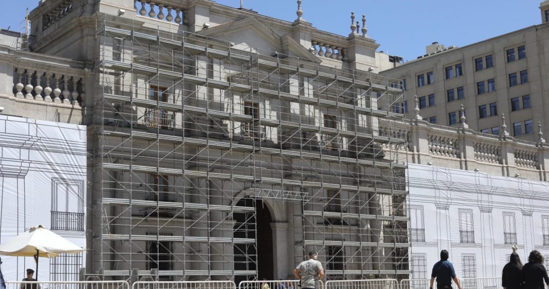Municipio de Santiago Ordena Paralizar Obras de Remodelación en Palacio de La Moneda
