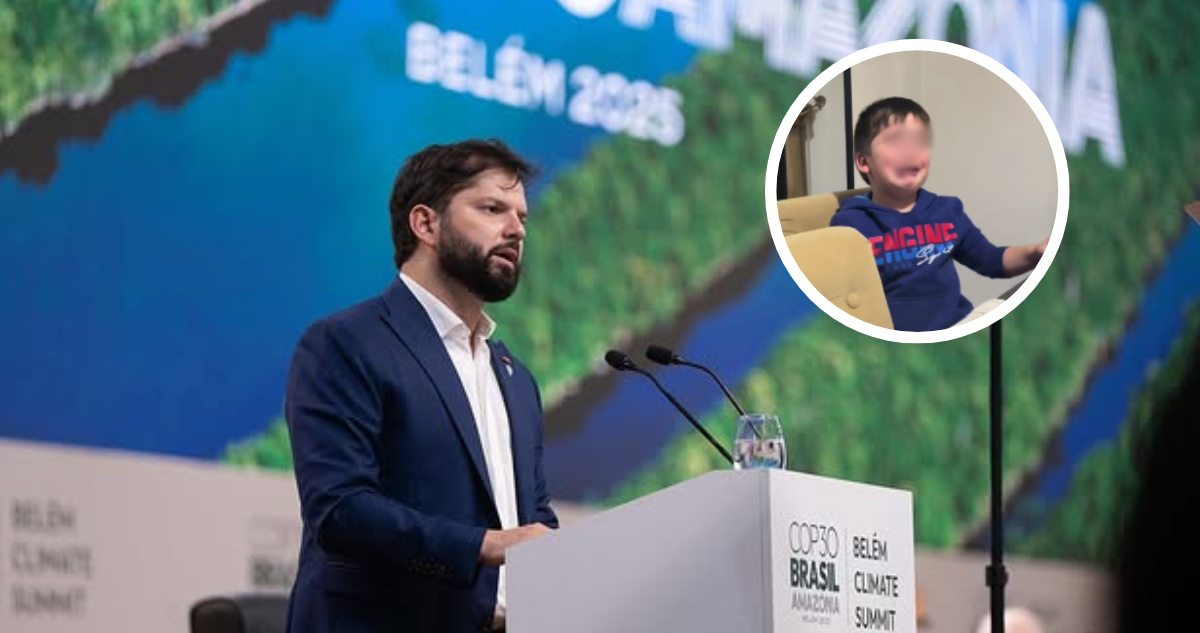 Niño conmovido por final de mandato de Boric es invitado a La Moneda