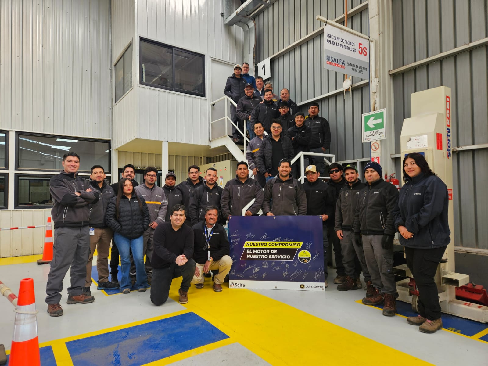 Salfa Obtiene Certificación Power Service de John Deere para Sucursales Clave