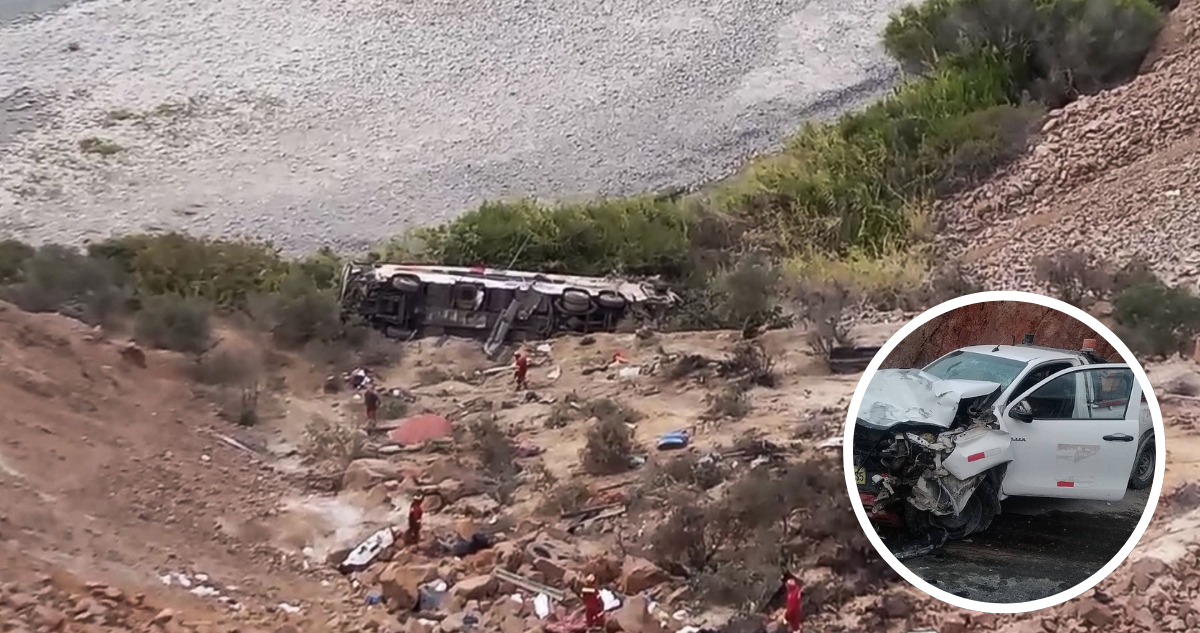 Trágico accidente en Perú: 37 muertos tras caída de bus a barranco