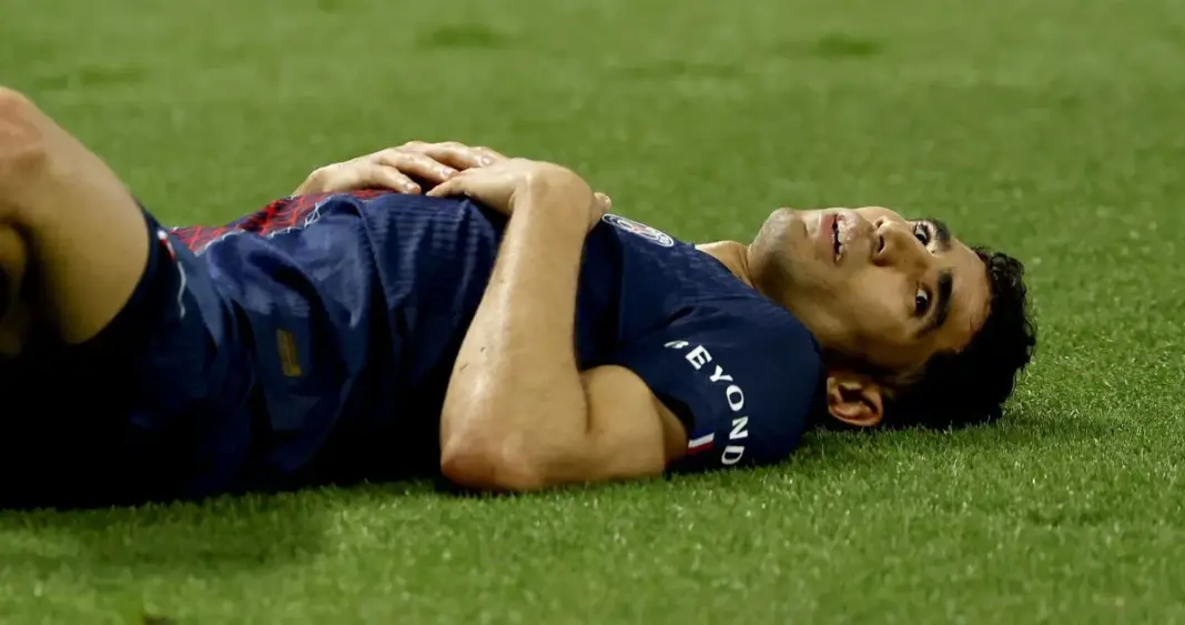 Achraf Hakimi lesionado: PSG pierde a su lateral ante el Bayern - El ...