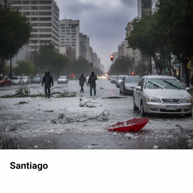 Alerta Roja en la región Metropolitana por intensas lluvias con ...